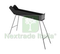 1PZ BARBECUE CUOCISPIEDINI A CARBONELLA RICHIUDIBILE CM.80X14X65H.: