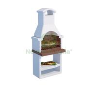 1PZ BARBECUE IN CEMENTO ETNA CON GRIGLIA CM. 81X58X196 H KG. 348: