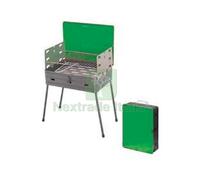 1PZ BARBECUE RETTANGOLARE A VALIGETTA "SCOUT" BRACERE CM.43X21X55H.:
