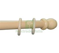 1PZ BASTONE A TIRO D 35 MM NATURALE 210 CM SENZA SUPPORTI :