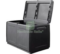 1PZ BAULE CUBE PPL ANTRACITE NERO CM 96X53 H.CM 57: