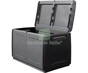 1PZ BAULE CUBE PPL ANTRACITE NERO CM 96X53 H.CM 57: