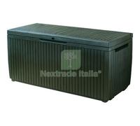 1PZ BAULE SPRINGWOOD KETER PP VERDE CM 123X53,5 H.CM 57: