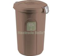 1PZ BIDONE IMMONDIZIA TOM STEFANPLAST TORTORA LT 46 CM 45X40 H.CM 61: