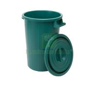 1PZ BIDONE PER IMMONDIZIA SOVRAPPONIBILE COL. VERDE LT.100 (H. CM. 66):
