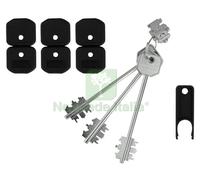 1PZ BLOCCHETTO CON 3 CHIAVI PER SERRATURE ART. BLO 3110 MM. 92: