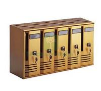 1PZ BLOCCHIERA SERIE CUBO 5 CASSETTE POSTALI PER INTERNI CM.52X17,5X30H. IN ALL: