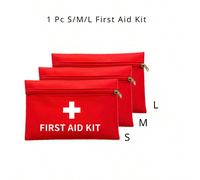 1pz Borsa vuota per kit di pronto soccorso portatile S/M/L - 3 dimensioni disponibili per sacchetto vuoto per kit medico mini compatto, sacchetto di emergenza per la sopravvivenza in casa o per il tra
