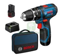 1PZ BOSCH B 12V TRAPANO GSB12 V 15 CON 2 BATTERIE 2,0AH: