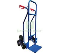 1PZ BRAVETTA CARRELLO PORTACASSE X GRADINI WORKIT RUOTE PIENE CM 118X54: