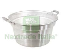 1PZ CALDARA IN ALLUMINIO SENZA COPERCHIO Ø CM.38X21H.: