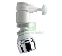1PZ CANNUCCIA PER RUBINETTI CON SNODO DOCCETTA CROMATA CM. 8: