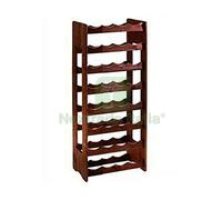 1PZ CANTINETTA IN LEGNO SCURO 32 POSTI CM.42X25X100H: