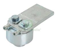 1PZ CARDINE A SALDARE 345 COMBI ZINCATO + CUSCINETTO A RULLI MM 50: