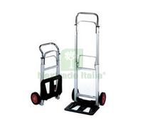 1PZ CARRELLO PORTACASSE TELESCOPICO IN ALLUMINIO PORTATA KG.90: