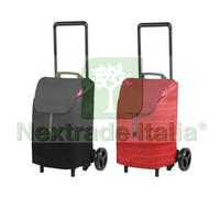 1PZ CARRELLO SPESA 40 LITRI "EASY" ROSSO: