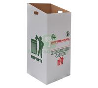 1PZ CARTONE CONTENITORE PER RACCOLTA DIFFERENZIATA CM.38 X 38 X H.90: