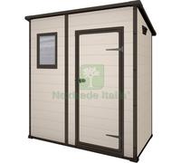 1PZ CASETTA KETER MANOR PENT EFFETTO LEGNO BEIGE CM. 183X111X200H: