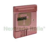 1PZ CASSETTA POSTA IN ALLUMINIO PER ESTERNI MARRONE ANODIZZATO CM.20,4X7X29H. I: