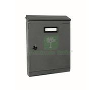 1PZ CASSETTA POSTALE MODELLO EVOLUZIONE CON TETTO E SERRATURA H 320 GRIG.M.: