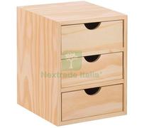 1PZ CASSETTIERA MINI 3CASSETTI CM.21X20X28H: