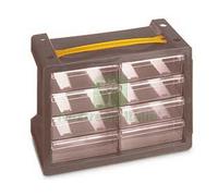 1PZ CASSETTIERA POKER 8 CON MANIGLIA MM.279X150X195H.: