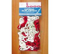 1PZ CATENA SEGNALETICA SELF SERVICE MT.5 COL. BIANCO ROSSO Ï MM. 8:
