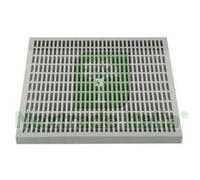 1PZ CHIUSINO GRIGLIATO PER POZZETTO APERTURA CON BULLONE CM.55X55: