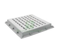 1PZ CHIUSINO PEDONABILE CON GRIGLIA CM 55 X 55: