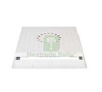 1PZ CHIUSINO SIFONATO CON TELAIO PER POZZETTO CM.30X30 Ø CM.13,5: