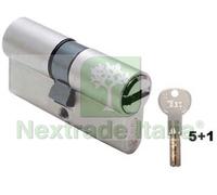 1PZ CILINDRO INFILARE PROFILO EUROPEO "R6 PLUS" 82R60 MM.100 DECENTRATO (30X70):