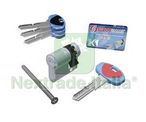 1PZ CILINDRO SAG. PROFILO EUROPEO "EVOK1" CODOLO 1+1 CHIAVI 0CK2 SERIE 3100 MM.: