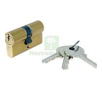 1PZ CILINDRO SAGOMATO 700 WELKA OTTONE CHIAVI 3 CAMMA DIN MM 62 31+31: