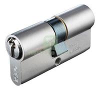 1PZ CILINDRO SAGOMATO 82099 ISEO OTTONE NICHELATO CHIAVI 3 CAMMA DIN MM 80 40+4:
