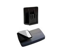 1PZ - Clip Supporto per T.Pass - Clip adesiva - Compatibile con MooneyGo- Porta Telepedaggio per auto - Supporto Nuovo a Clip - Attacco - Nero