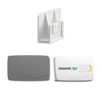 1PZ - Clip Supporto per T.Pass - Clip adesiva - Compatibile con MooneyGo- Porta Telepedaggio per auto - Supporto Nuovo a Clip - Attacco - Bianco