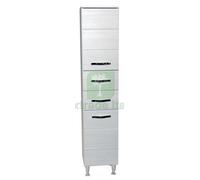 1PZ COLONNA ANTONELLA 2 ANTE + 2 CASSETTI 160 BIANCO PORTUNA: