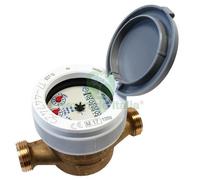 1PZ CONTATORE PER ACQUA QUADRANTE BAGNATO 1 2 CON RACCORDO: