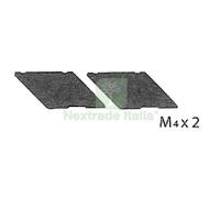 1PZ COPERCHIO M4 PER PATTUMIERA 2 ANTE CM. 68X37X90H ART PLAST: