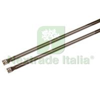1PZ COPPIA ASTE VERNICIATE DRITTE PER SERRATURE APPLICARE TRIPLICI 0AE831: