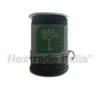 1PZ CORDA ELASTICA NERA Ø 3 MM. X 200 MT.: