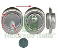 1PZ DEFENDER MAGNETICO MAG MONOLITO CR. SATINATO PER CILINDRO EUROPEO H 25 MM.8: