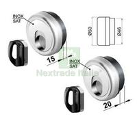 1PZ DEFENDER MAGNETICO MAG MONOLITO INOX CROMO SATINATO MM.69X85X15H.(MR50015D1:
