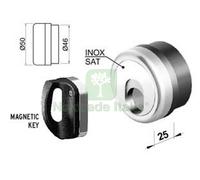 1PZ DEFENDER MAGNETICO MAG MONOLITO INOX CROMO SATINATO MR50025D1IT MM.69X85X25: