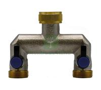 1PZ DERIVAZIONE IN METALLO A DUE VIE 3 4 3 4X3 4X3 4: