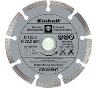 1PZ DISCO X SCANALATORE MURO TH MA 1300 EINHELL A SETTORE MM 125 F.MM 22,2: