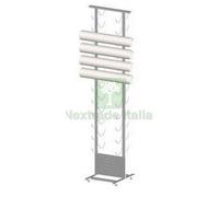 1PZ ESPOSITORE PLASTICA ADESIVA 24 POSTI (VUOTO):