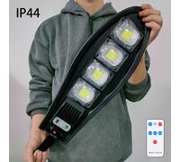 1pz Faretto da Esterno di , Luce Solare con di , 168LED Proiettore Solare, Accensione al Crepuscolo, di con Telecomando, Luce Solare Regolabile a 180°, Luce Solare a 3 Modalità, per Giardini, Muri e