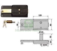 1PZ FERROGLIETTO CON CATENACCIO 6 MANDATE CON CILINDRO FISSO 220CF MM.60 (220 C: