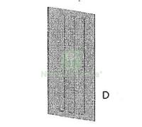 1PZ FIANCO DX2 PER PATTUMIERA 2 ANTE CM. 68X37X90H ART PLAST: